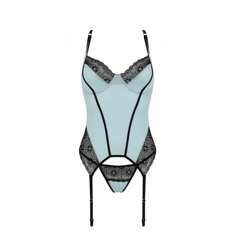 Bielizna-SIDRA CORSET minty L/XL